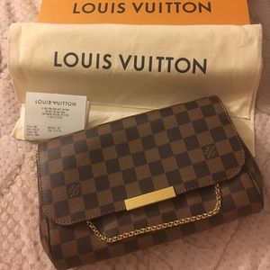 Brand New Louis Vuitton Favorite MM Damier ebene